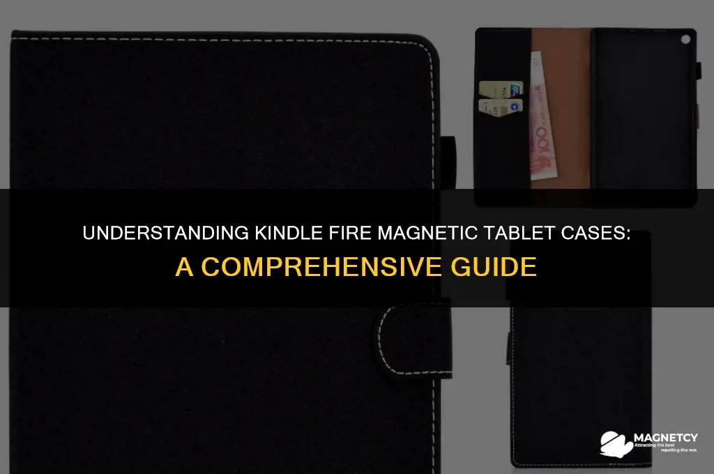 how do kindle fire magnetic tablet cases work