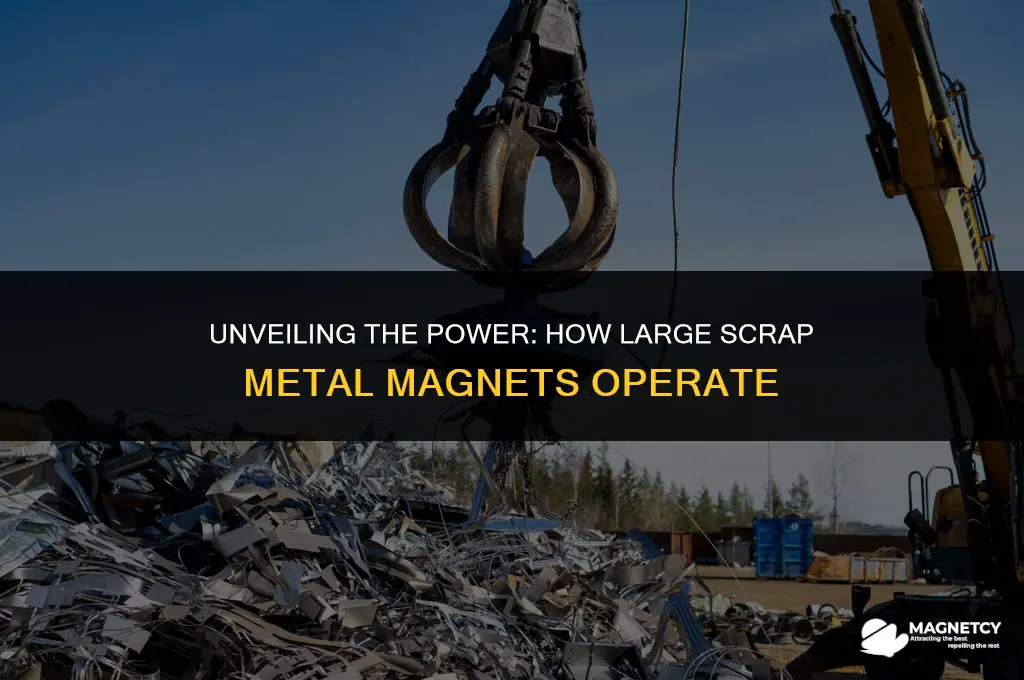 how do large scrap metal magnets work