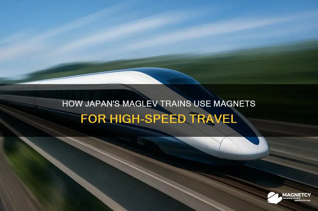 how do maglev trains in japan use magnets