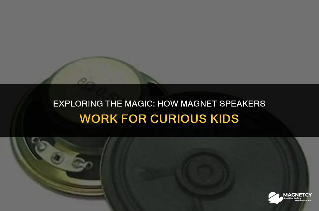 how do magnet speakers work for kids