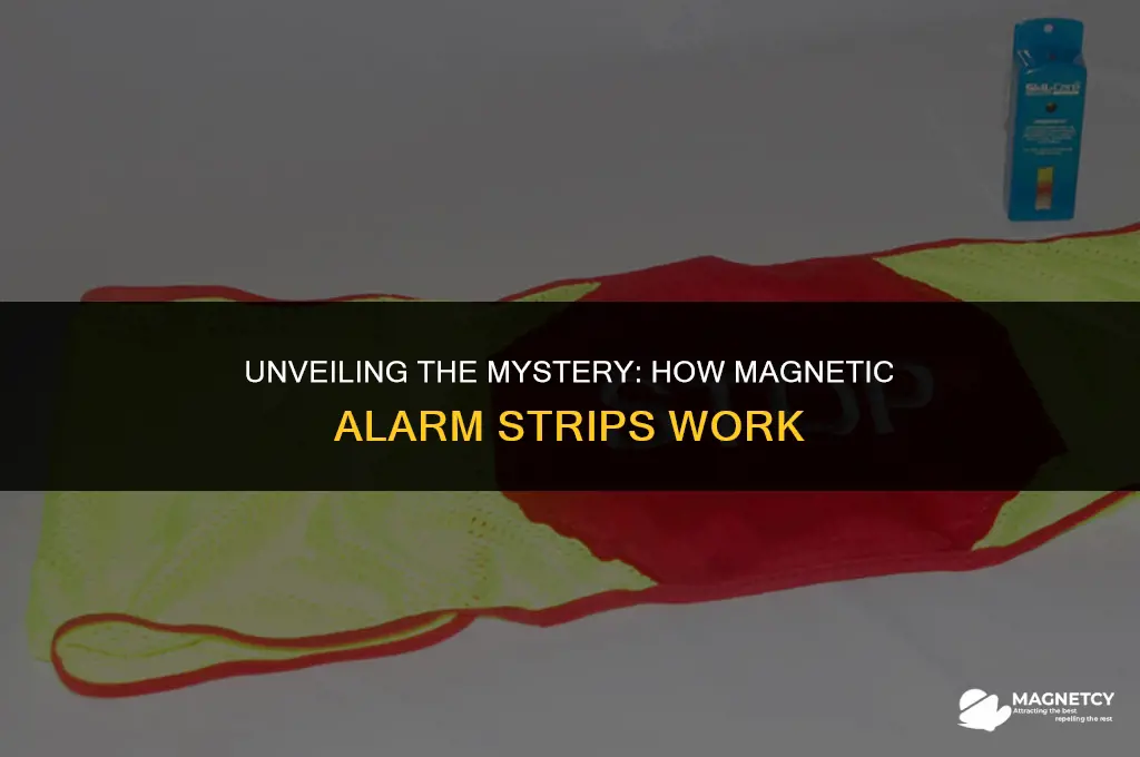 how do magnetic alarm strips work