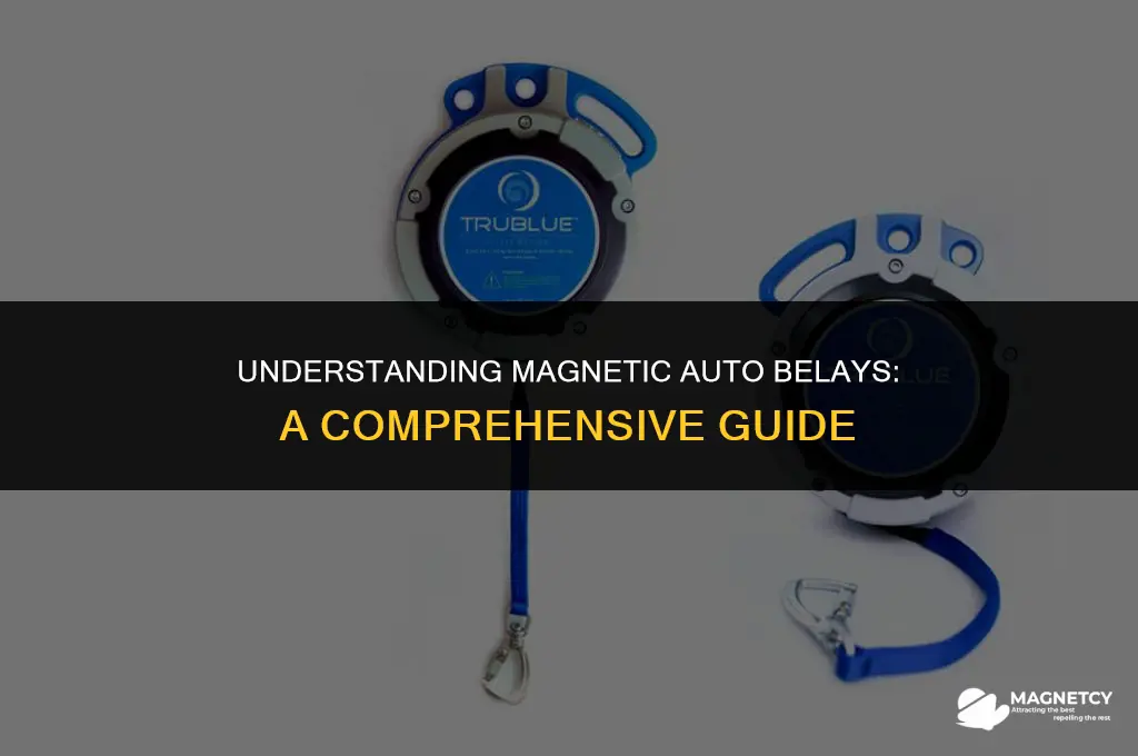 how do magnetic auto belays work