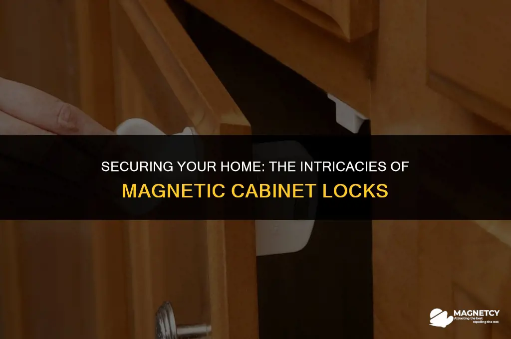 how do magnetic cabinet locks work