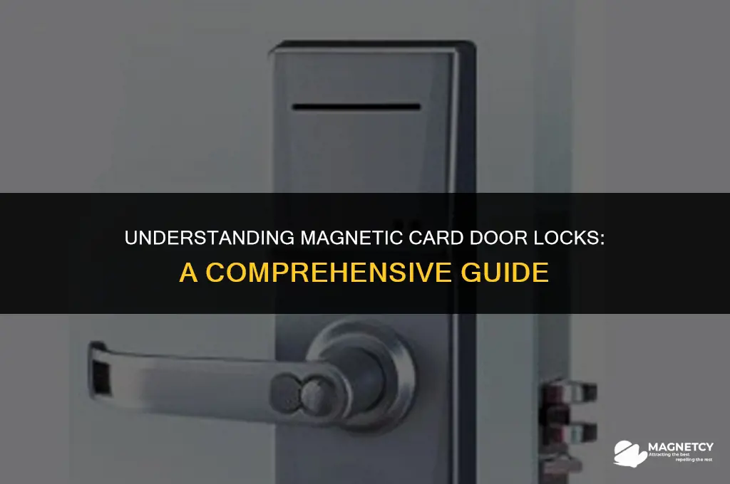 how do magnetic card door locks work