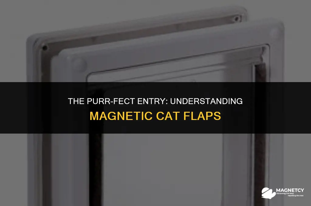 how do magnetic cat flaps work