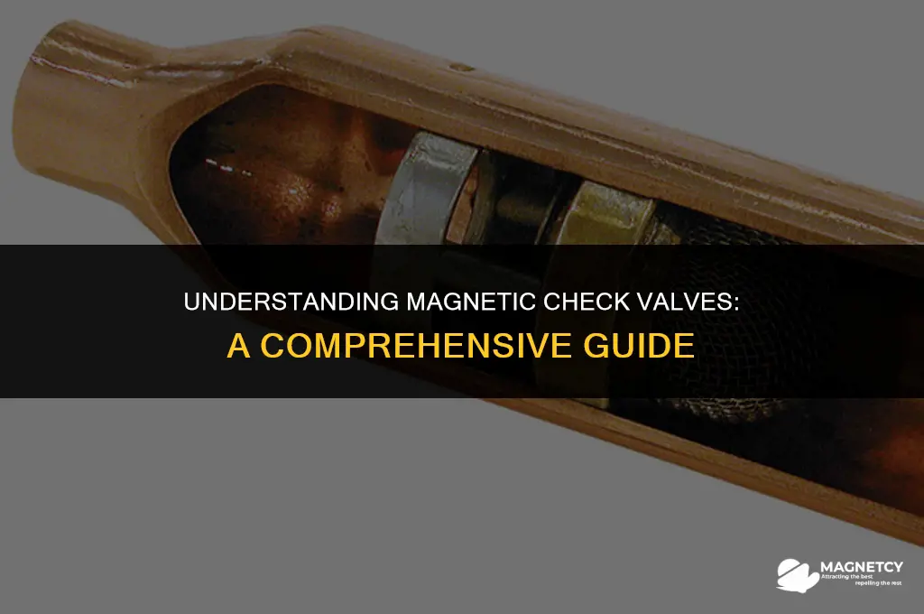 how do magnetic check valves work