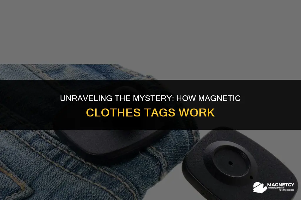how do magnetic clothes tags work