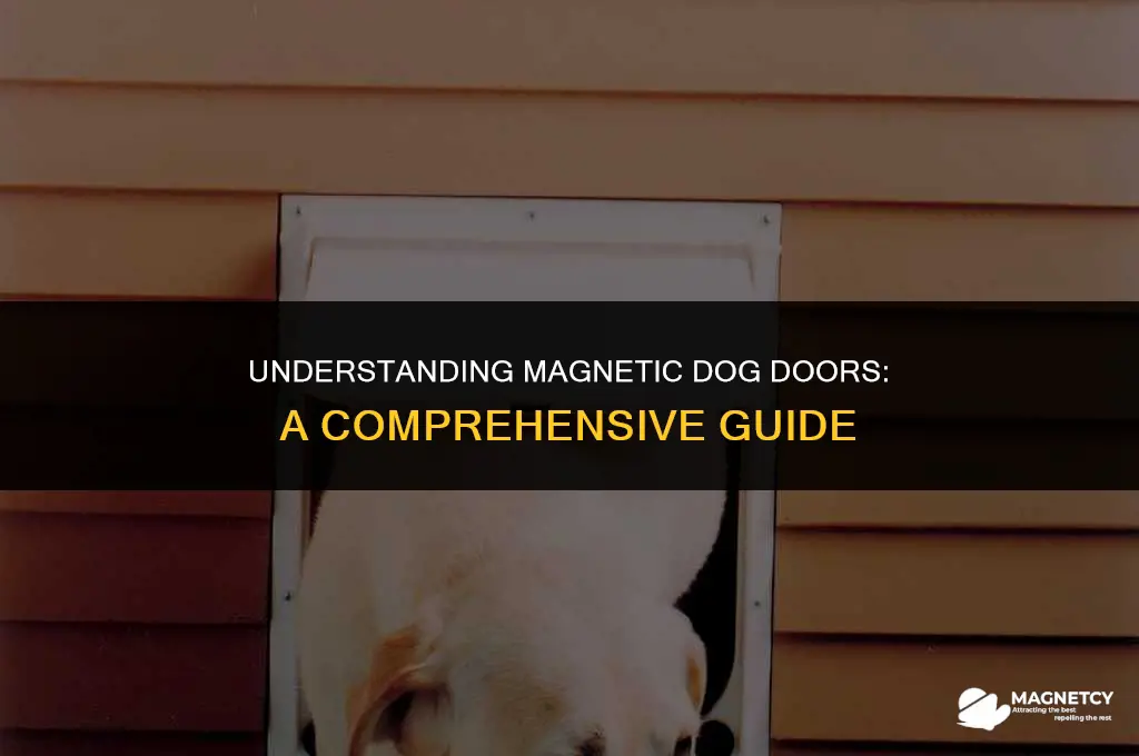 how do magnetic dog doors work