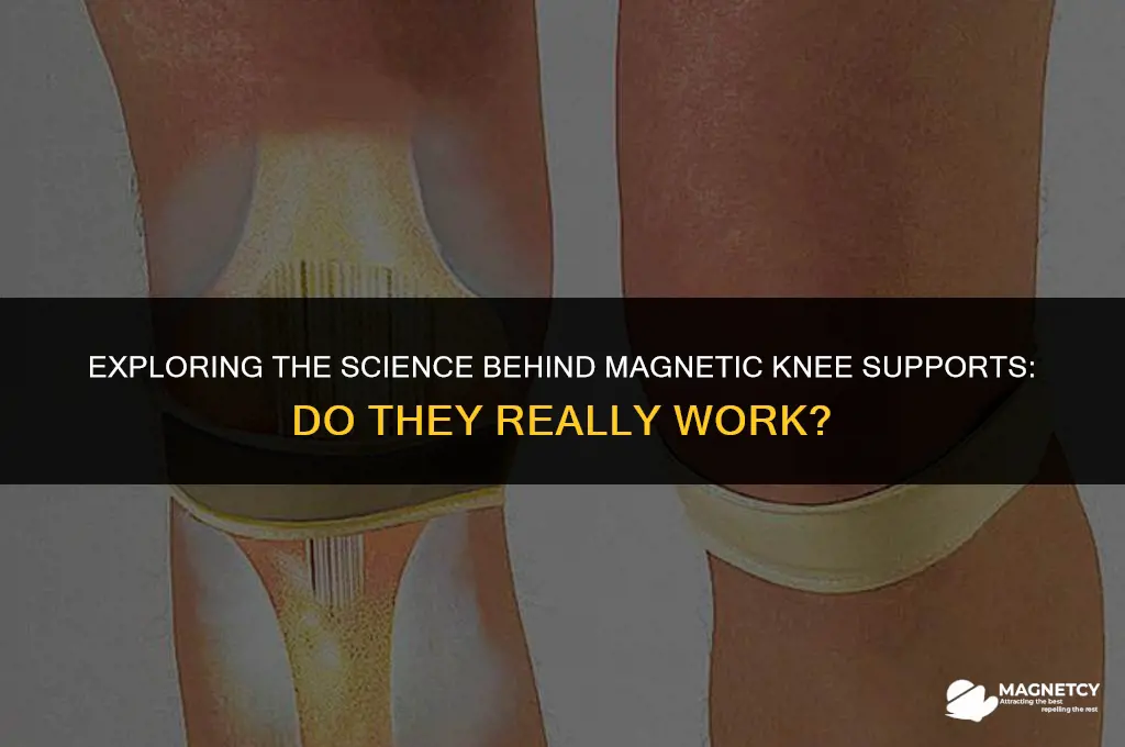 how do magnetic knee supports work