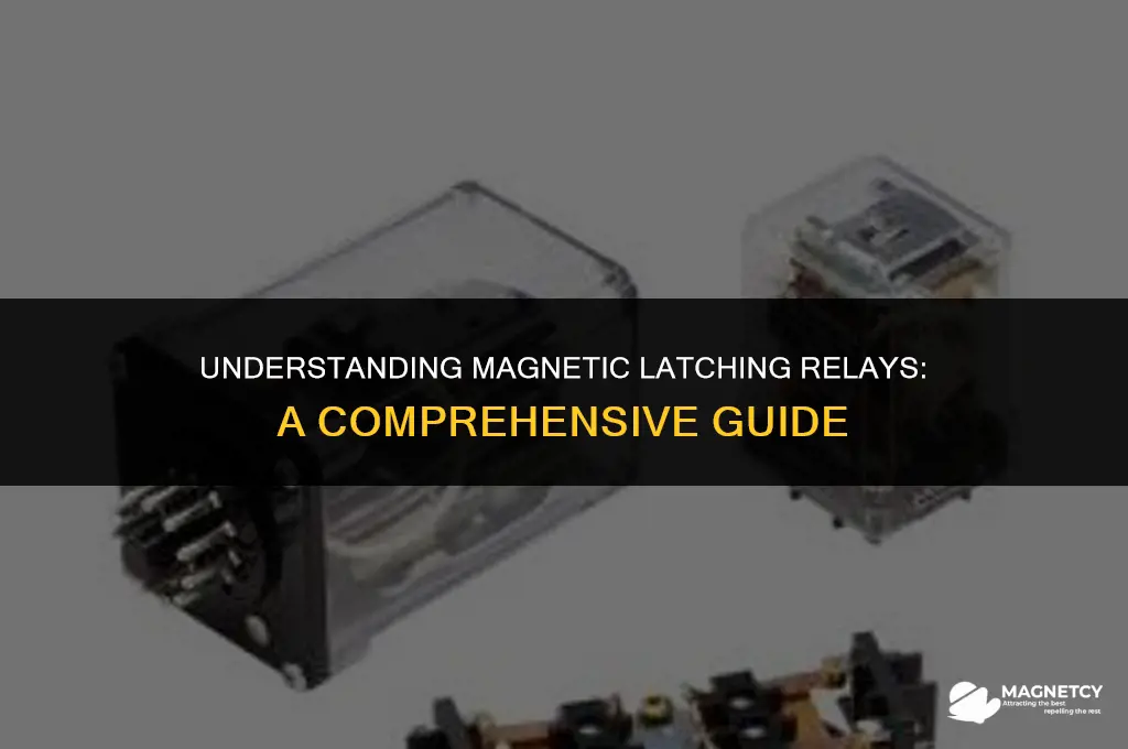 how do magnetic latching relays work