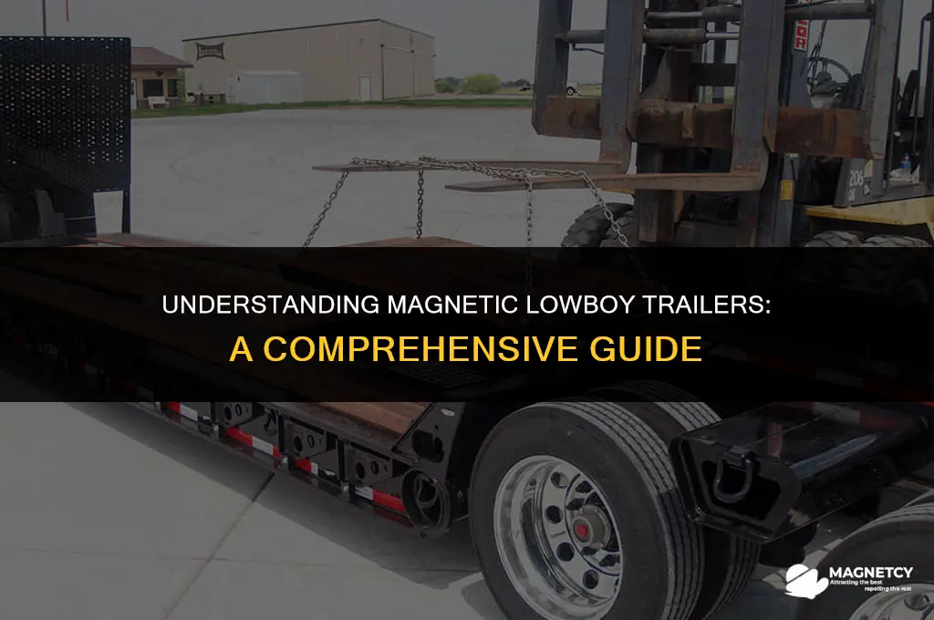 how do magnetic lowboy trailers work