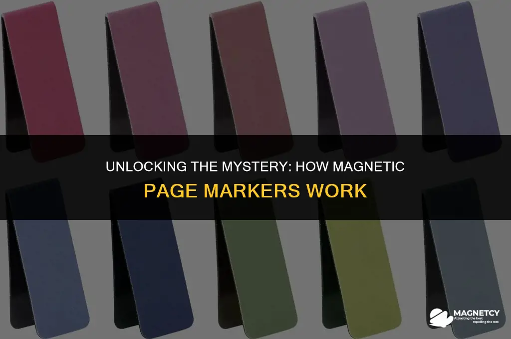 how do magnetic page markers work