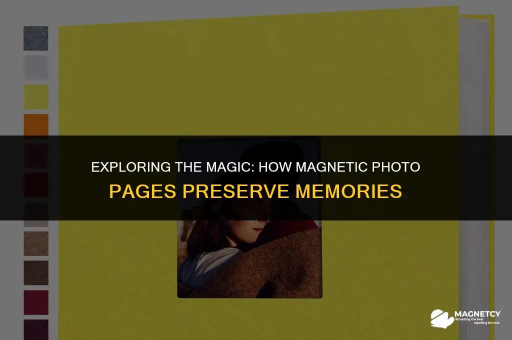 how do magnetic photo pages work
