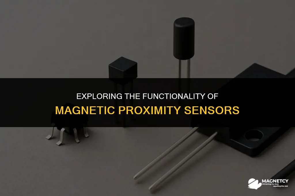 how do magnetic proximity sensors work