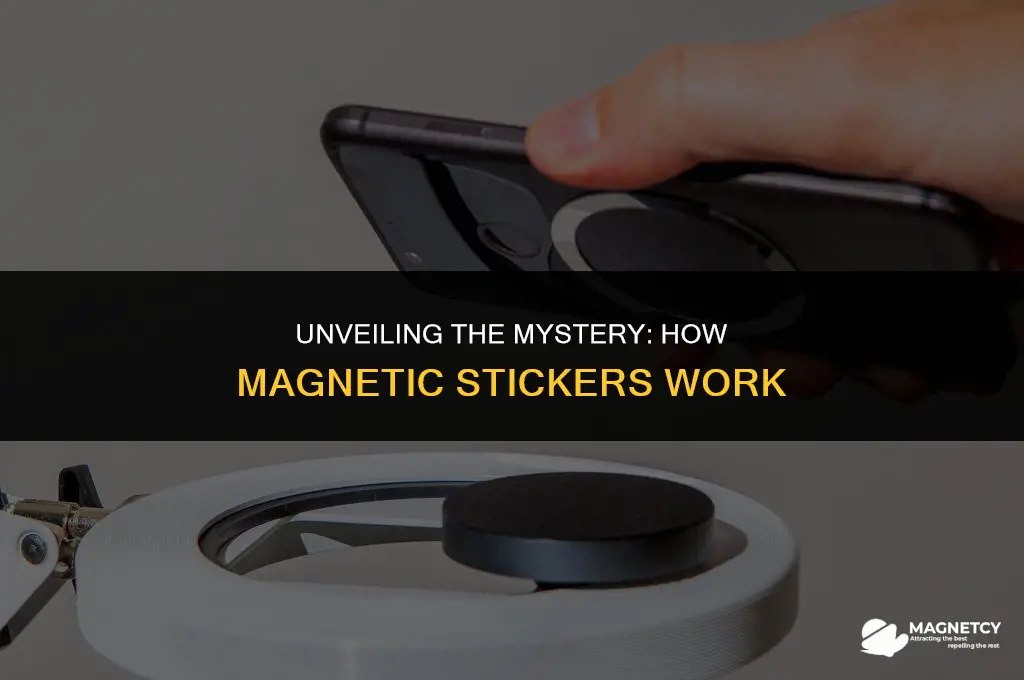 how do magnetic stickers work