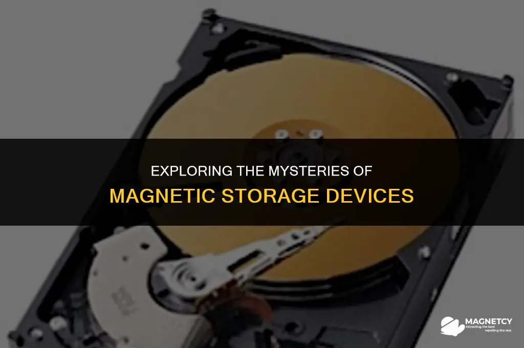 how do magnetic storage devices work