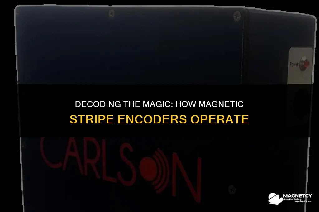how do magnetic stripe encoders work
