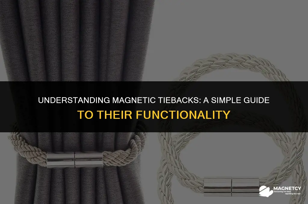 how do magnetic tie backs work