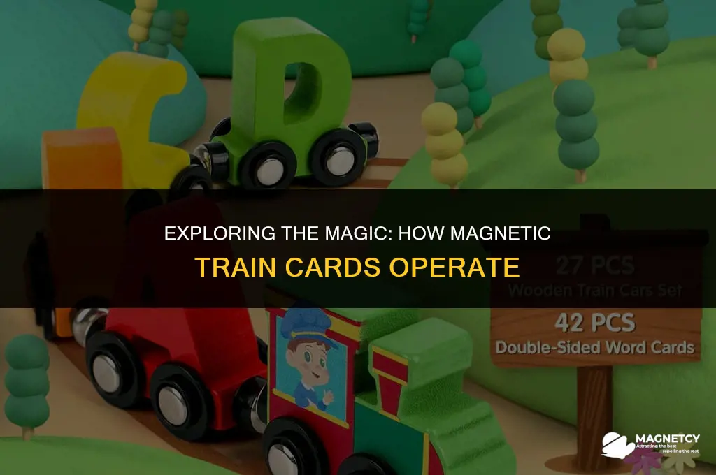 how do magnetic train cards work