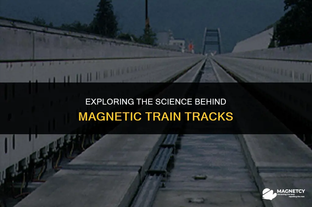 how do magnetic train tracks work