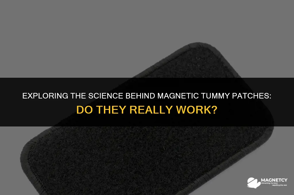how do magnetic tummy patches work