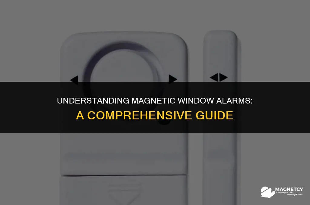 how do magnetic window alarms work