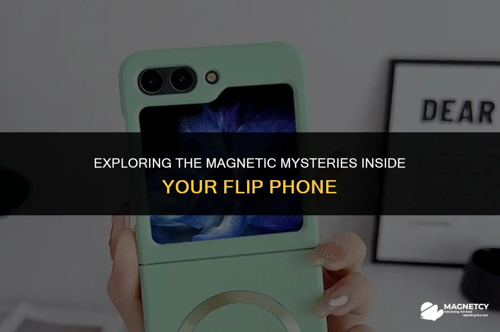 how do magnets in flip phones work