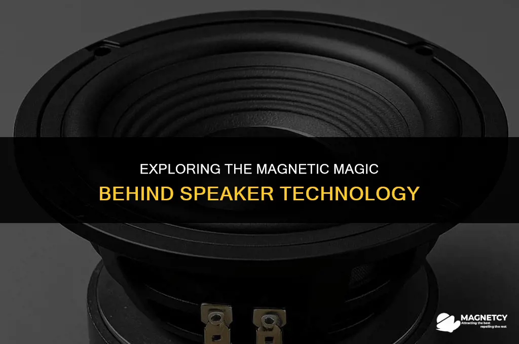 how do magnets make speakers work