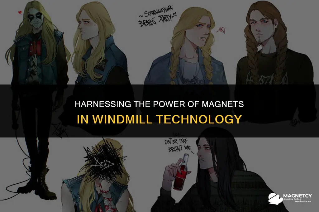 how do magnets work in a windmill