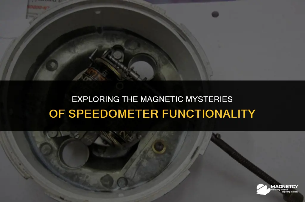 how do magnets work on speedometer