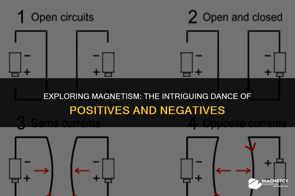 how do magnets work positive and negative