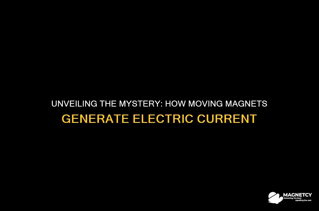 how do moving magnets make current flow