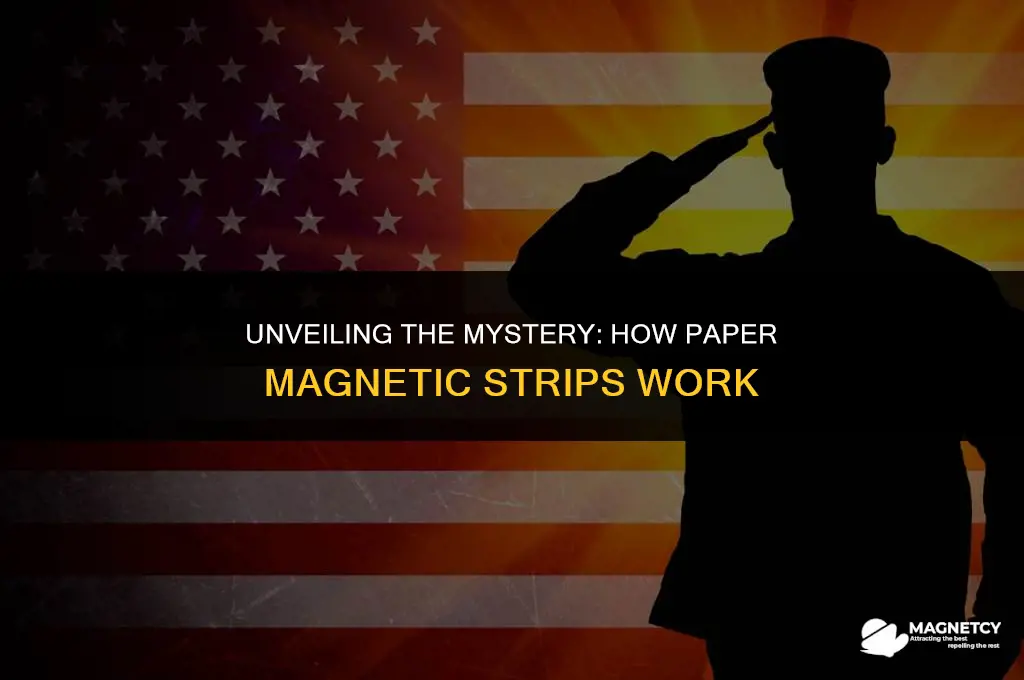 how do paper magnetic strips work