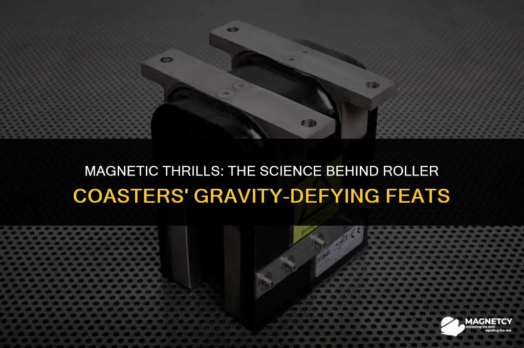 how do roller coasters work with magnets
