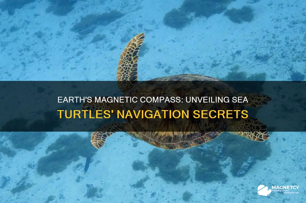 how do sea turtles navigate using earth
