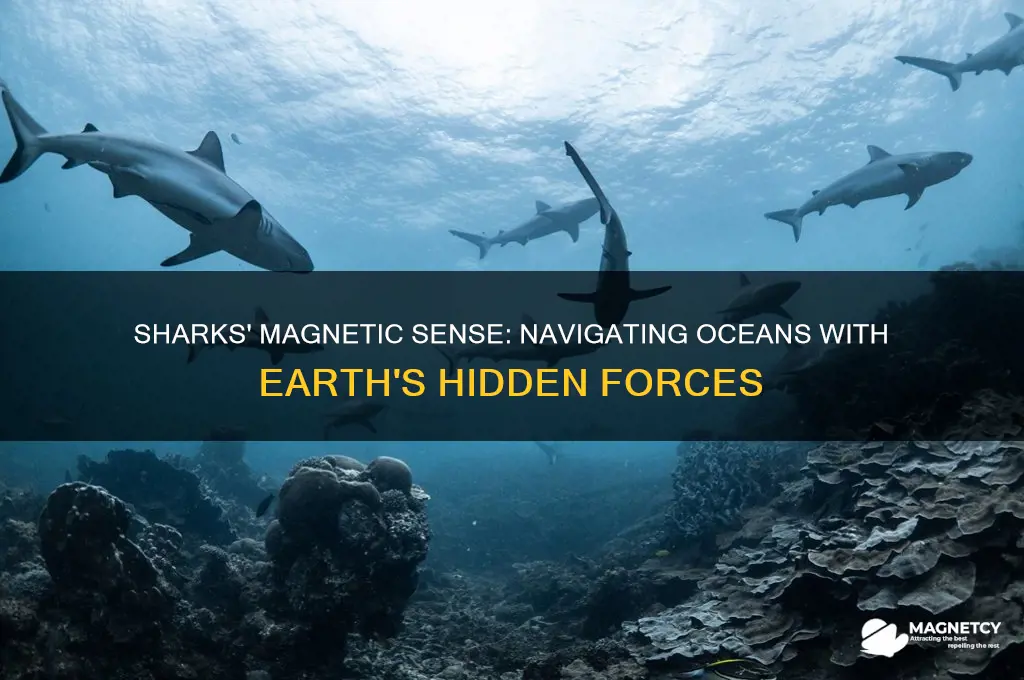 how do sharks use magnetic fields