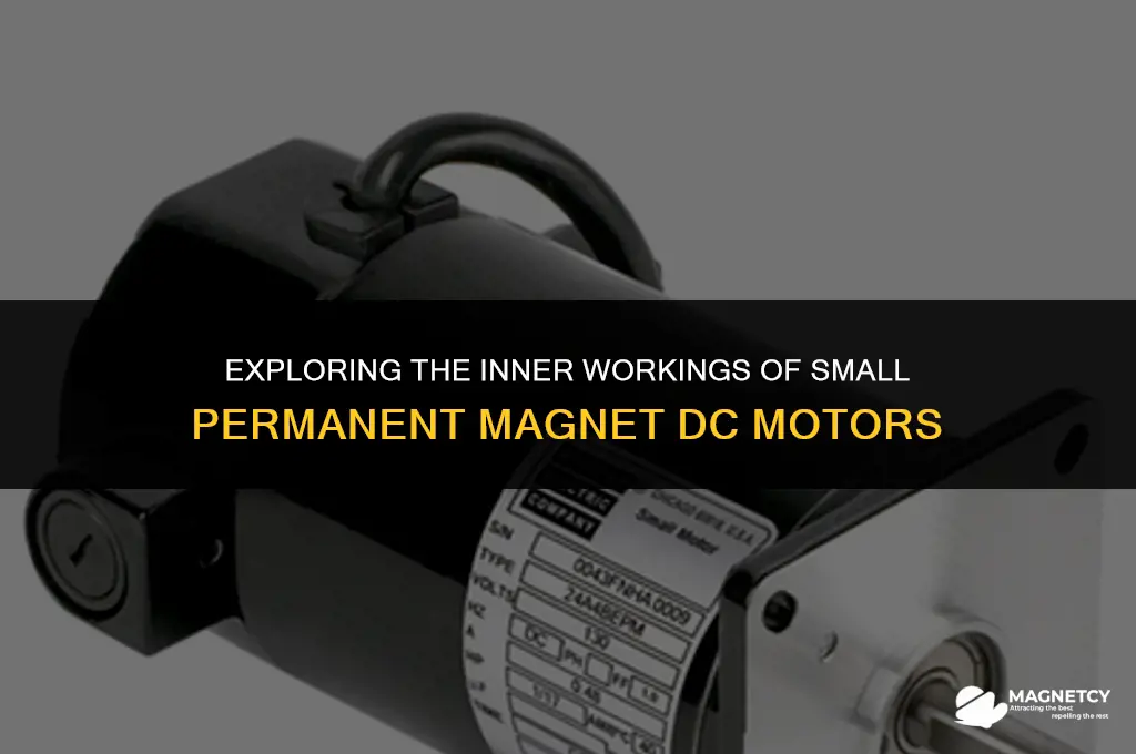 how do small permanent magnet dc motors work