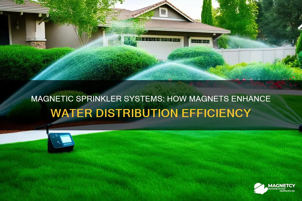 how do sprinklers use magnets