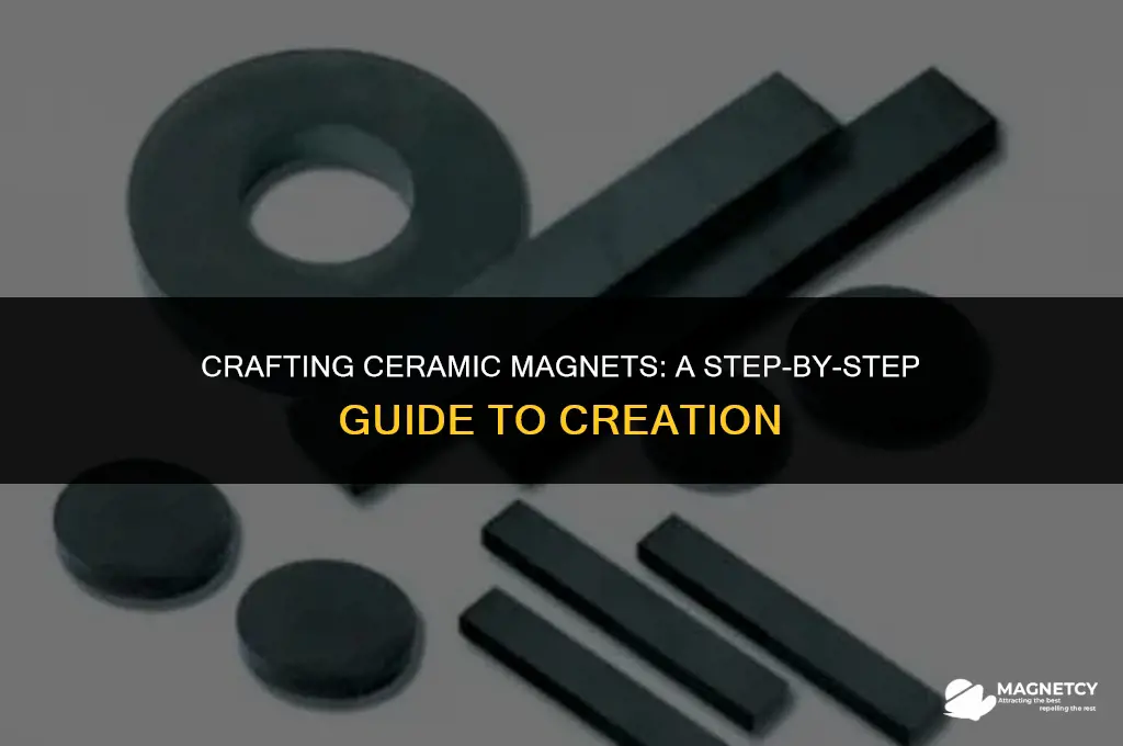 how do they make ceramic magnets