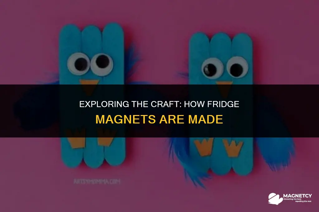 how do they make fridge magnets