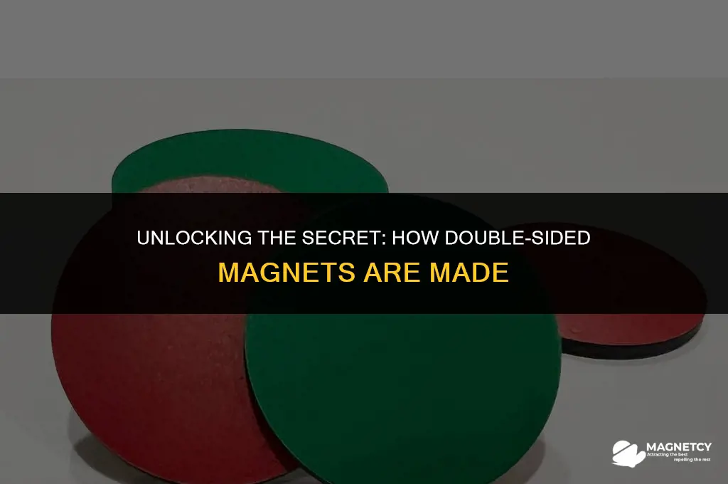 how do they make magnets double sided