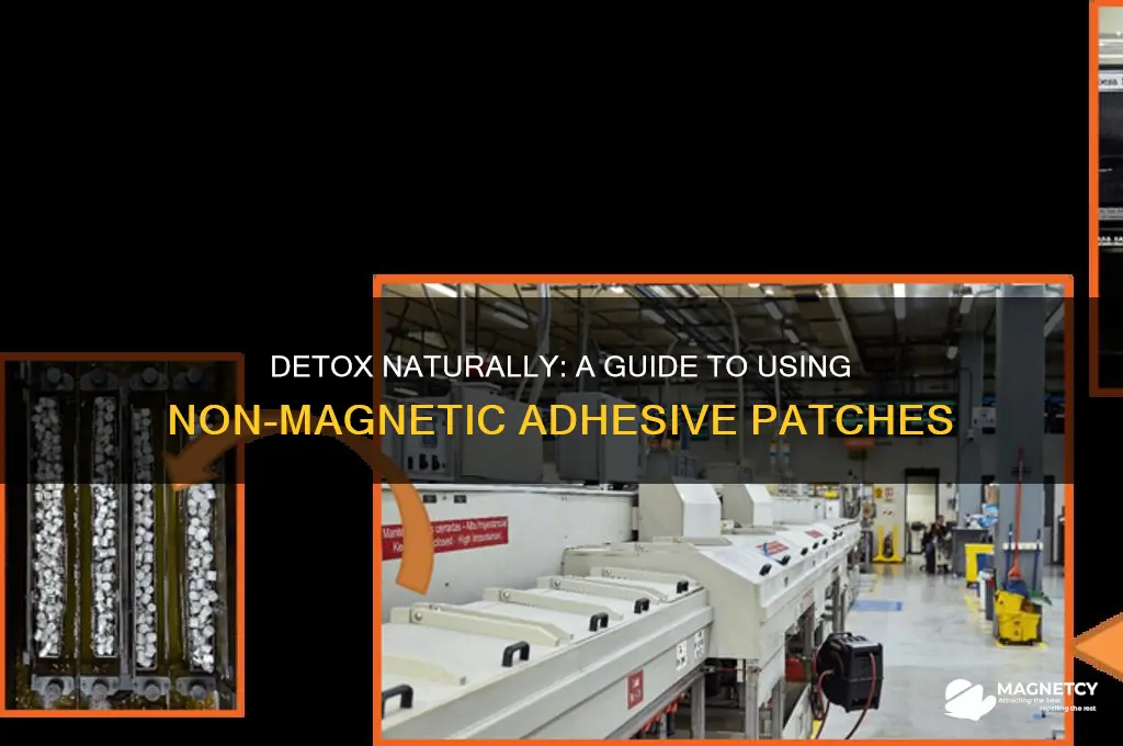 how do u use the non magnetic detox adhesive patches