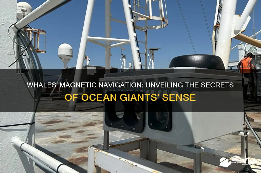 how do whales use magnetism