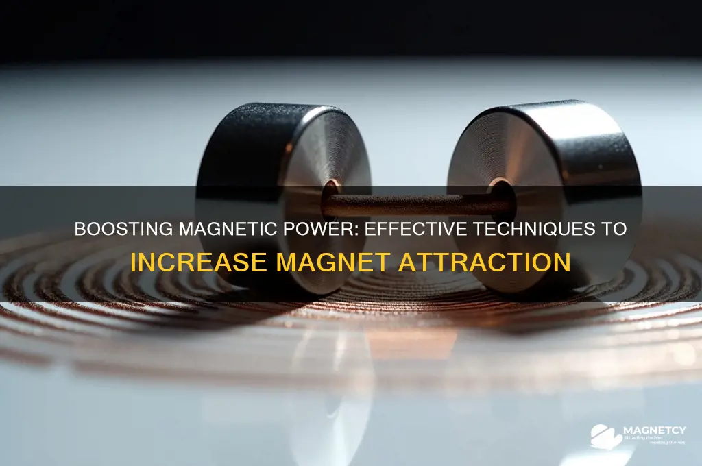 how do you increase the attraction of a magnet
