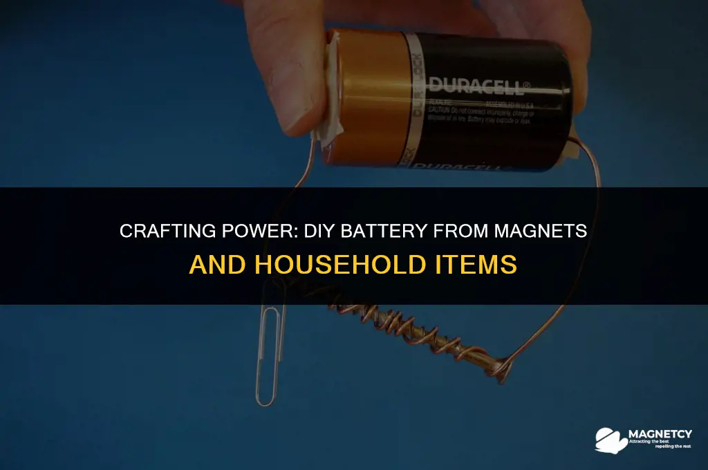 how do you make a battery out of magnet