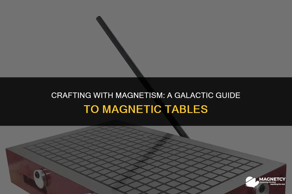how do you make a magnetic crafting table in galacticcraft