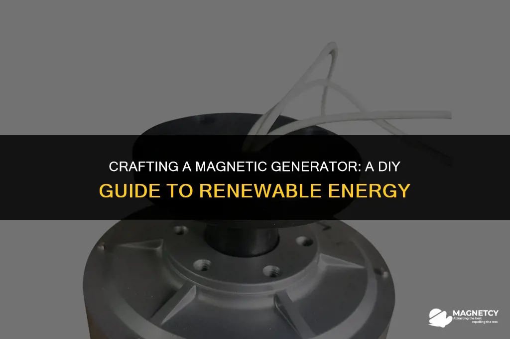 how do you make a magnetic generator