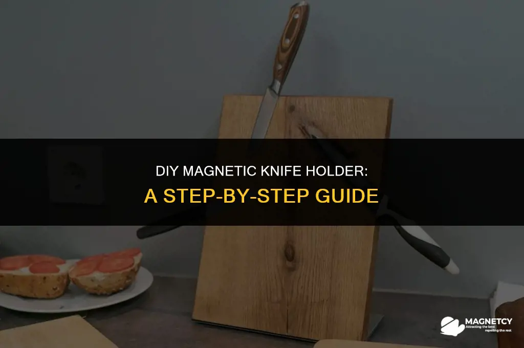 how do you make a magnetic knife holder