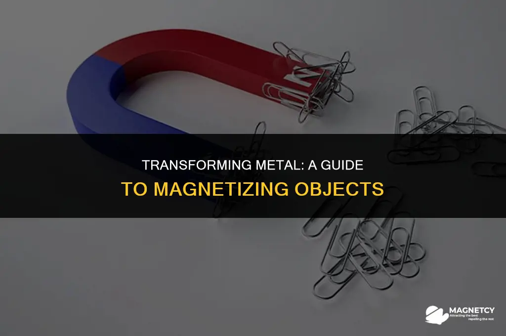 how do you make a metal object into a magnet