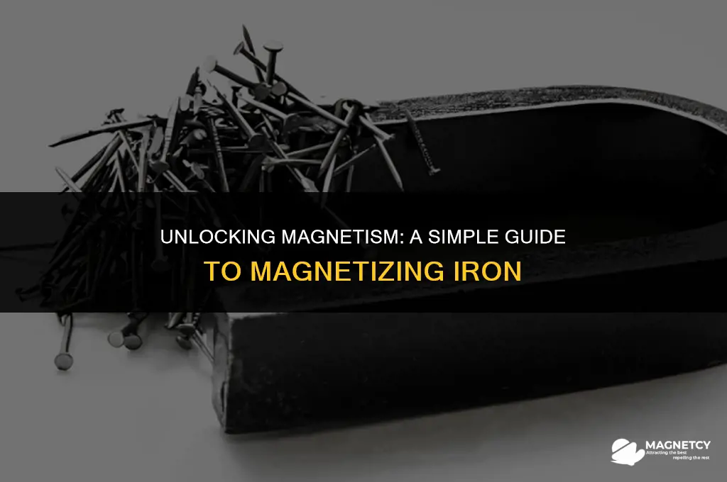how do you make a piece of iron magnetized